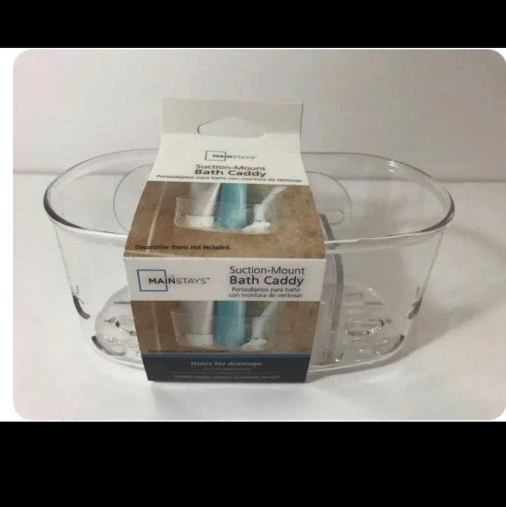 iDESIGN Suction divided bath caddy - Set of 2! BNWT